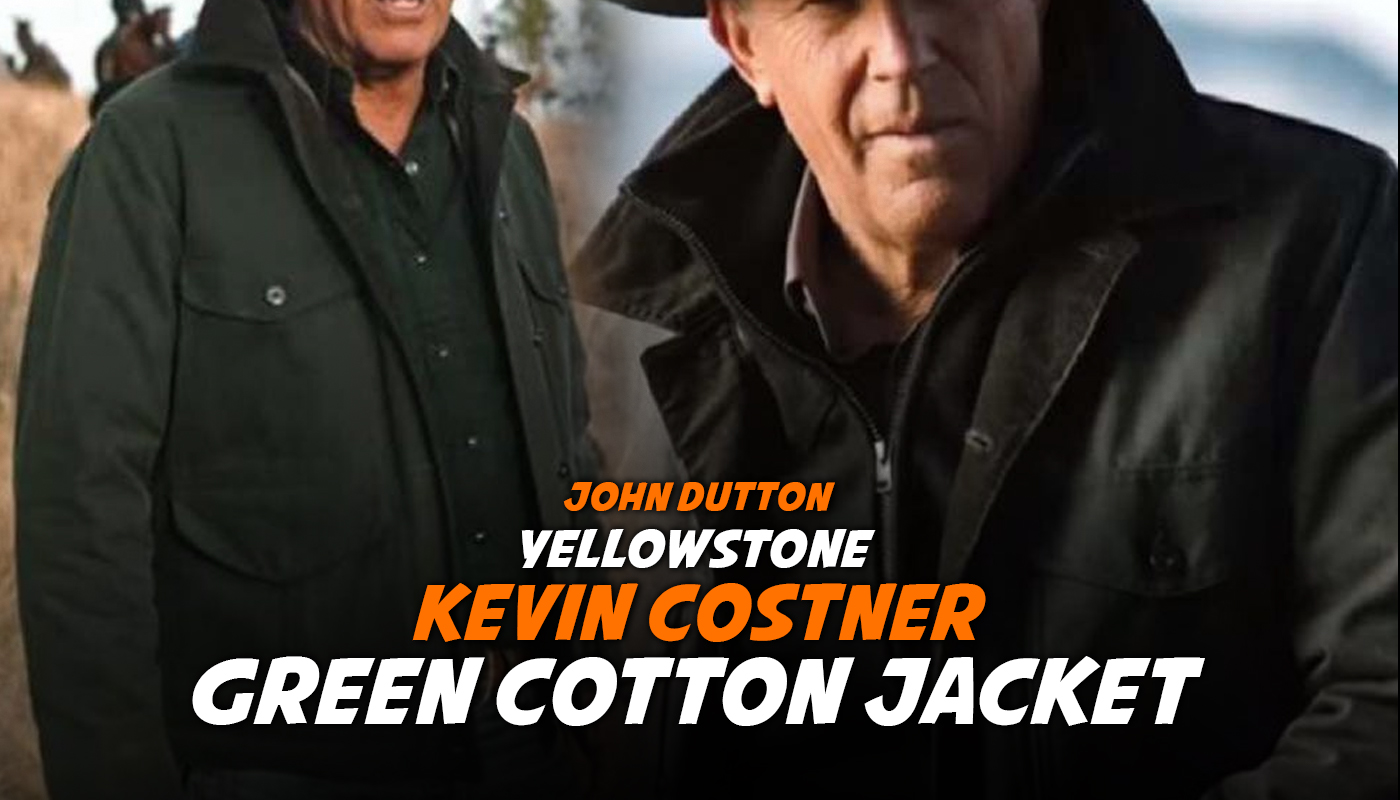Kevin Costner TV Series Yellowstone Season 2 John Dutton Green Jacket