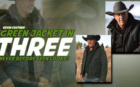 Kevin Costner Green Jacket In 3 Never Before Seen Looks!