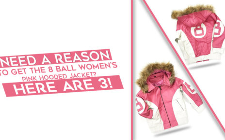Reason To Get The 8 Ball Women’s Pink Hooded Jacket