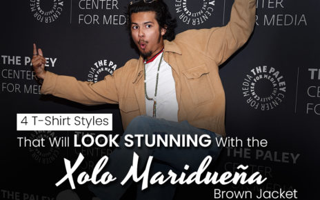 4 T-Shirt Styles That Will Look Stunning With the Xolo Maridueña Brown Jacket