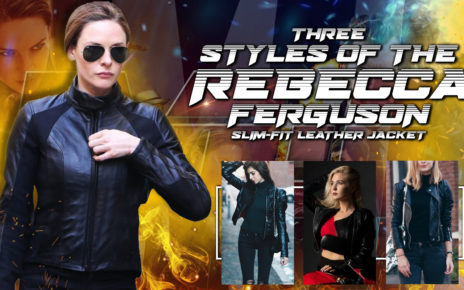 3 Styles of the Rebecca Ferguson Slim-Fit Leather Jacket