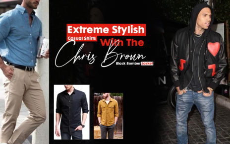 Extreme Stylish Casual Shirts With The Chris Brown Black Bomber Jacket