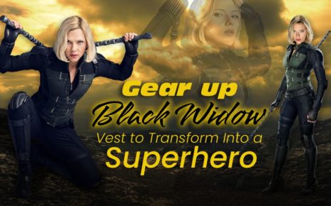 GEAR UP BLACK WIDOW VEST TO TRANSFORM INTO A SUPERHERO