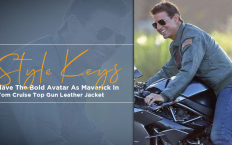Style Keys Have The Bold Avatar As Maverick In Tom Cruise Top Gun Leather Jacket