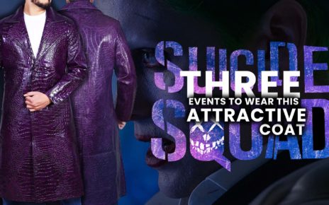 THREE EVENTS TO WEAR THIS ATTRACTIVE SUICIDE SQUAD JOKER COAT