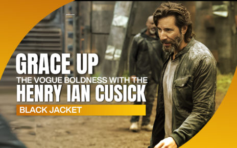 GRACE UP THE VOGUE BOLDNESS WITH THE HENRY IAN CUSICK BLACK JACKET