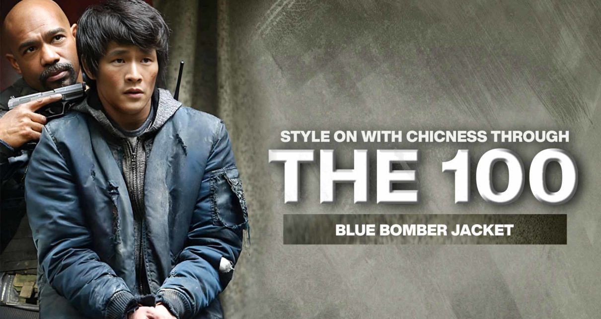 STYLE ON WITH CHICNESS THROUGH THE 100 BLUE BOMBER JACKET