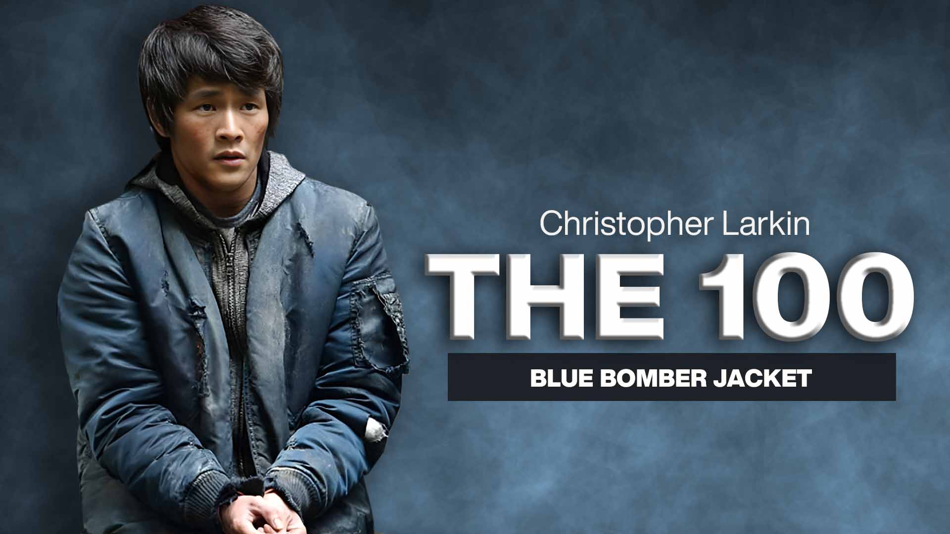 The 100 Christopher Larkin Blue Bomber Jacket (1)