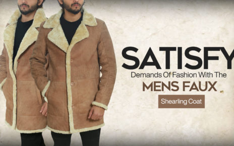 Satisfy Demands Of Fashion With The Men's Faux Shearling Coat