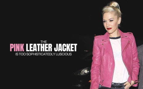 THE PINK LEATHER JACKET IS TOO SOPHISTICATEDLY LUSCIOUS (1)