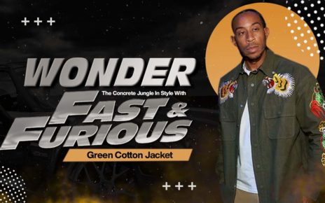 Wonder The Concrete Jungle In Style With Fast X Ludacris Green Cotton Jacket
