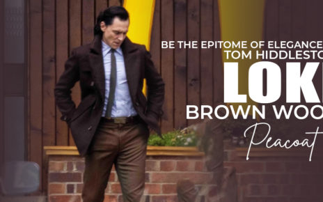 Be the Epitome of Elegance In Tom Hiddleston Loki S02 Brown Wool Peacoat