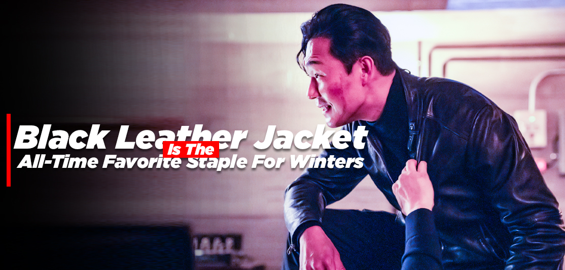 Black Leather Jacket Is The All-Time Favorite Staple For Winters