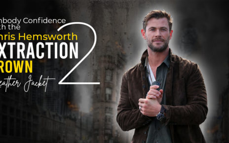 Embody Confidence with the Chris Hemsworth Extraction 2 Brown Leather Jacket 2.0