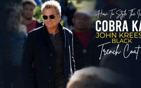 How To Style The Iconic Cobra Kai John Kreese Black Trench Coat