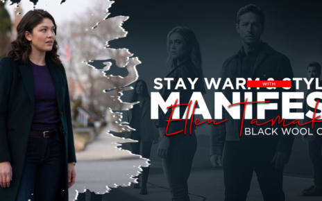 Stay Warm & Stylish With Manifest S04 Ellen Tamaki Black Wool Coat