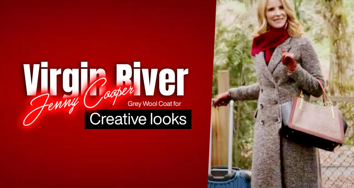 Virgin River Jenny Cooper Grey Wool Coat for creative looks
