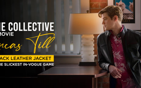 The Collective Lucas Till Black Leather Jacket