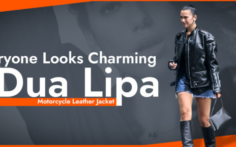 Everyone Looks Charming In A Dua Lipa Motorcycle Leather Jacket
