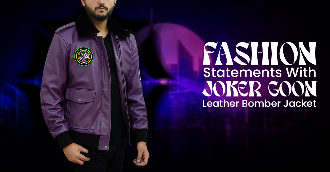 Adapt new fashion statements with the Joker Goon Leather Bomber Jacket