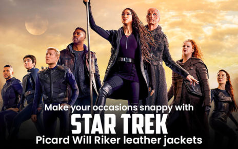 Make your occasions snappy with tv series Star Trek Picard Will Riker leather jackets