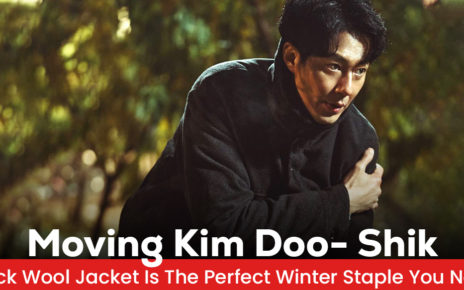 Moving Kim Doo- Shik Black Wool Jacket