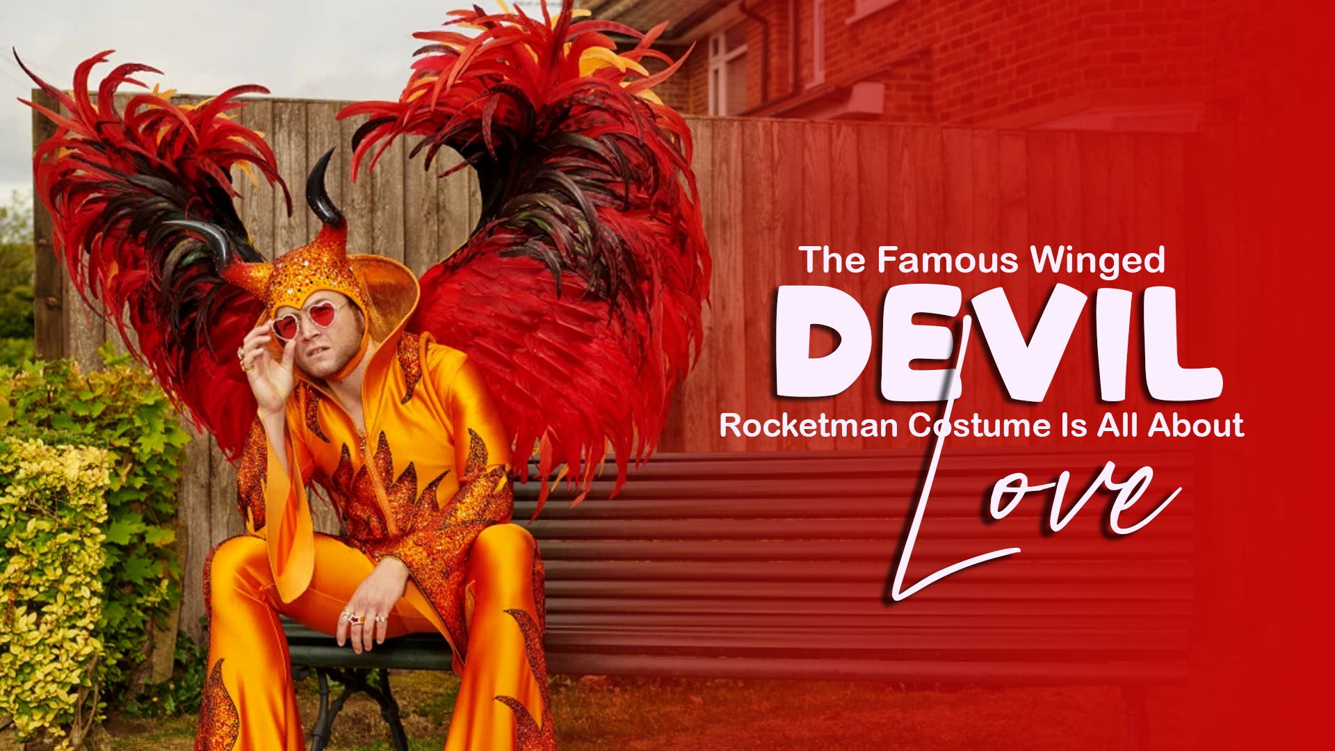 Eye On Design: Winged Devil Costume from Rocketman