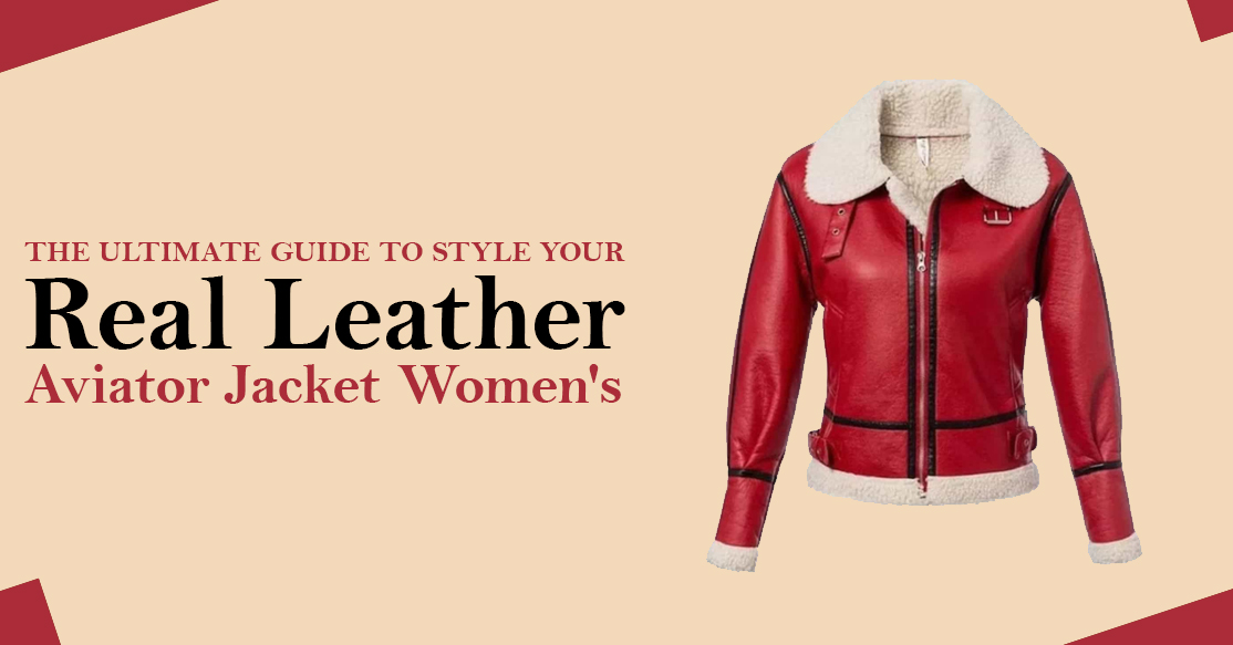 Women Shearling Leather Jacket