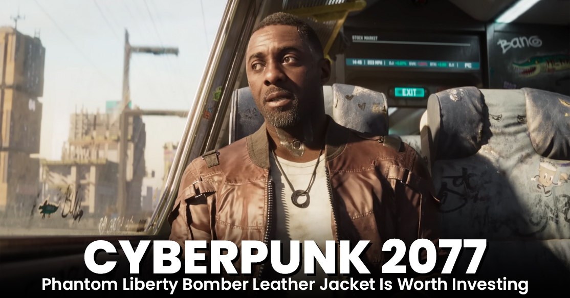 Cyberpunk 2077 Phantom Liberty Bomber Leather Jacket