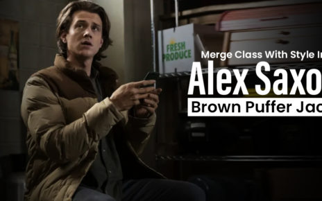 Merge Class With Style In Alex Saxon Brown Puffer Jacket