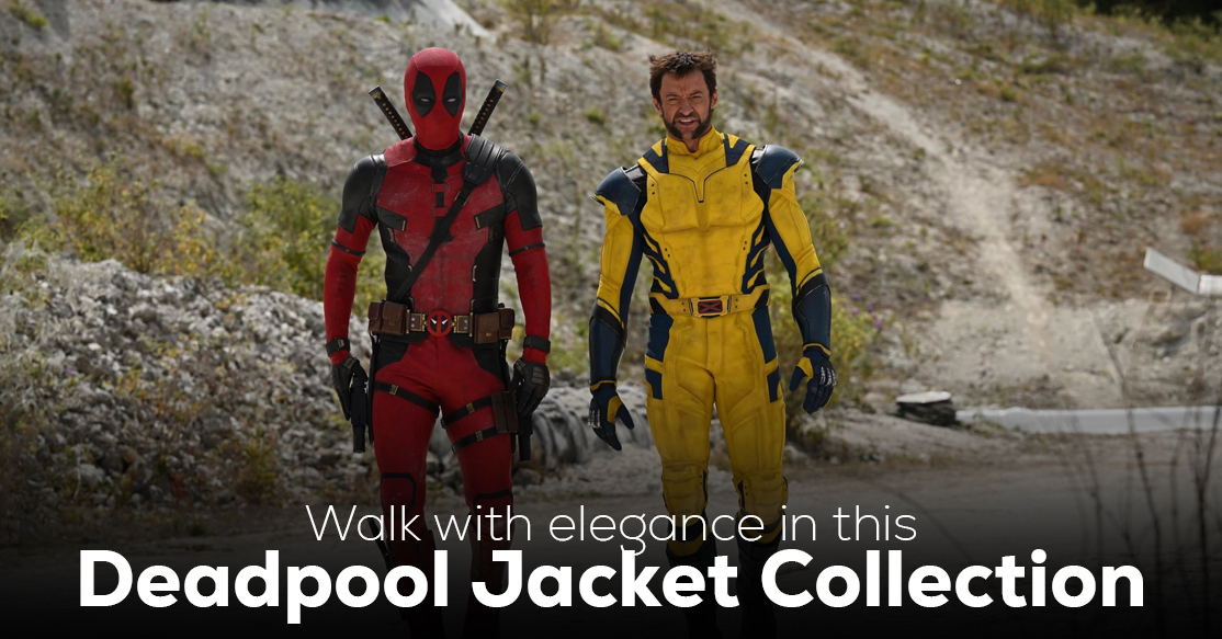 Walk With Elegance in This Deadpool Jacket Collection