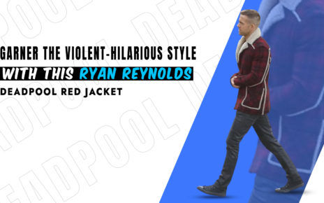 Ryan Reynolds Deadpool Red Jacket