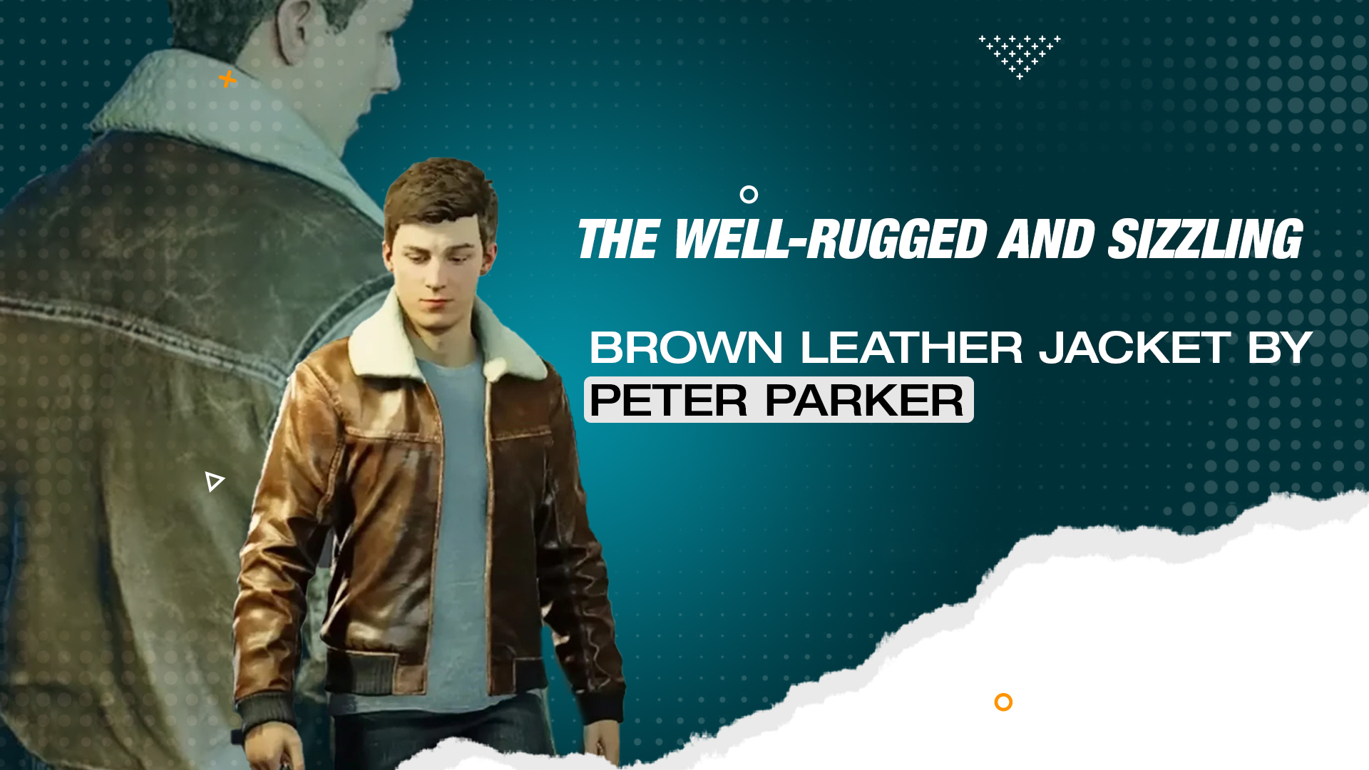 The Well-Rugged And Sizzling Brown Leather Jacket By Peter Parker