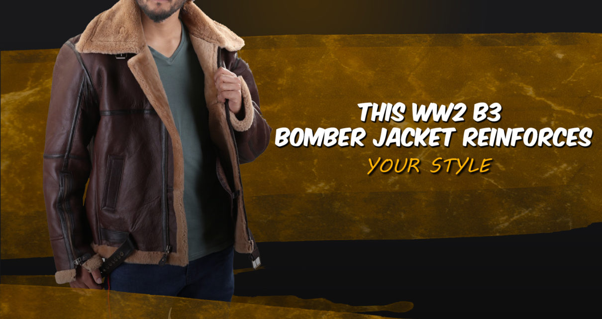WW2 B3 Bomber Jacket Reinforces Your Style