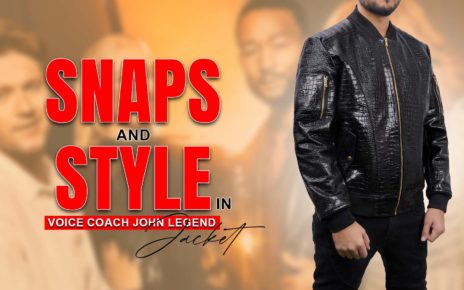 Snaps And Style In Voice Coach John Legend Jacket