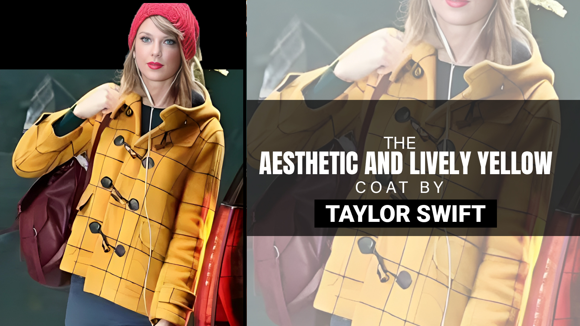 Paddington Bear NYC Taylor Swift Yellow Coat