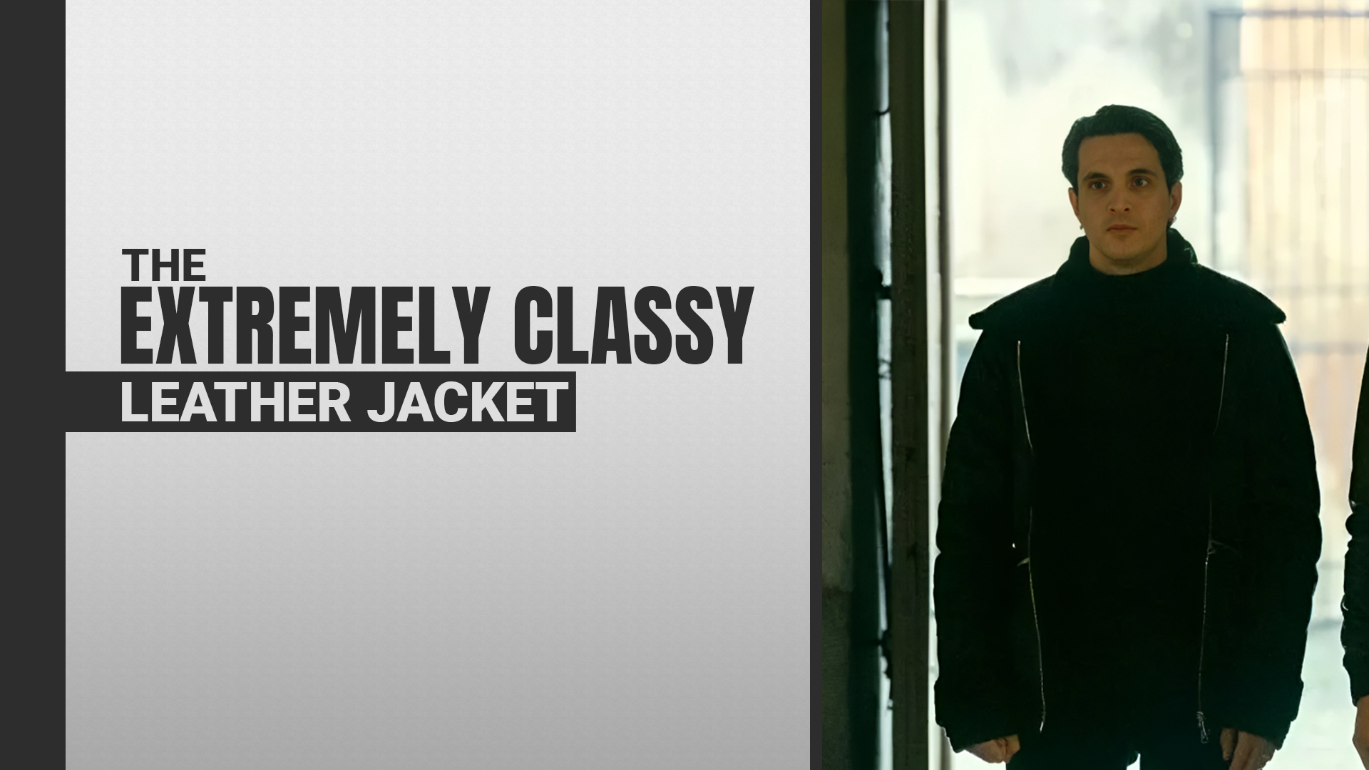 The Extremely Classy Leather Jacket 