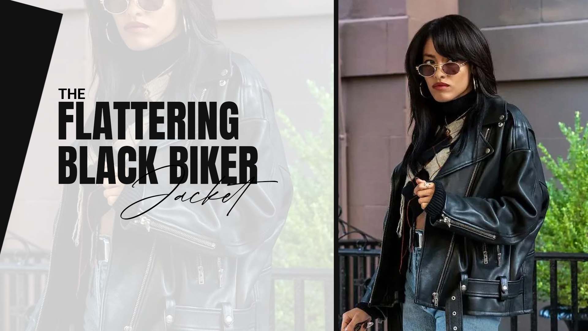 The Flattering Black Biker Jacket