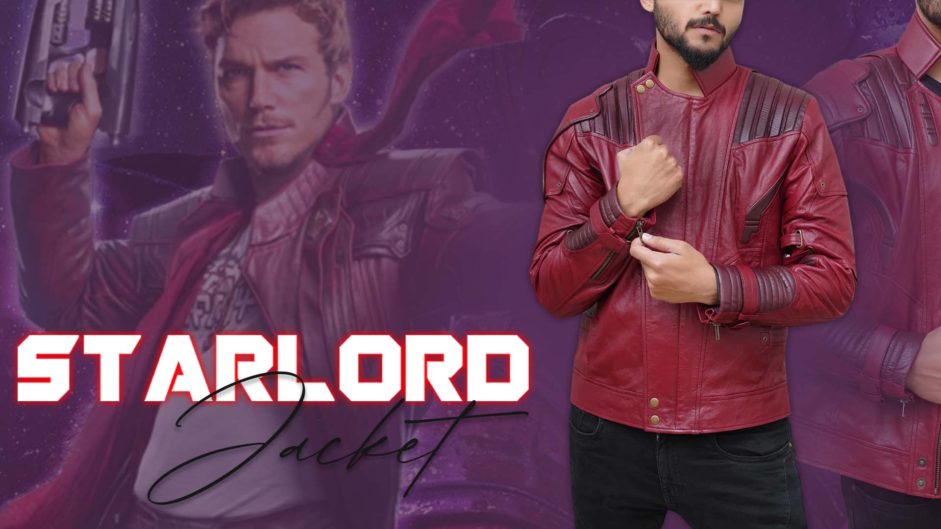 Star Lord 2 Red Jacket
