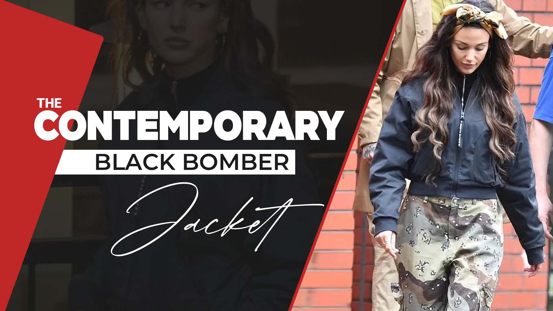 The Contemporary Black Bomber Jacket