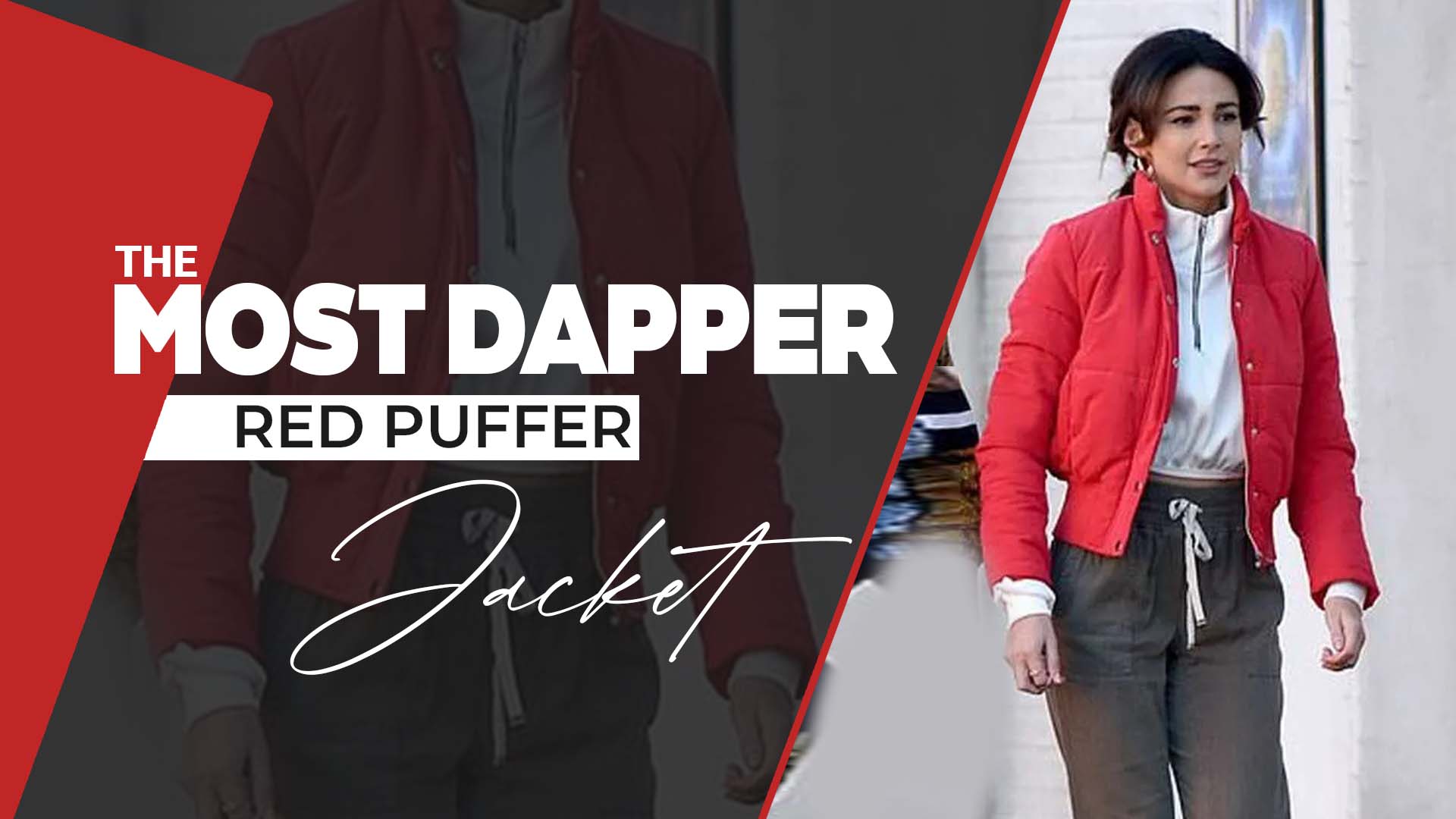 The Most Dapper Red Puffer Jacket