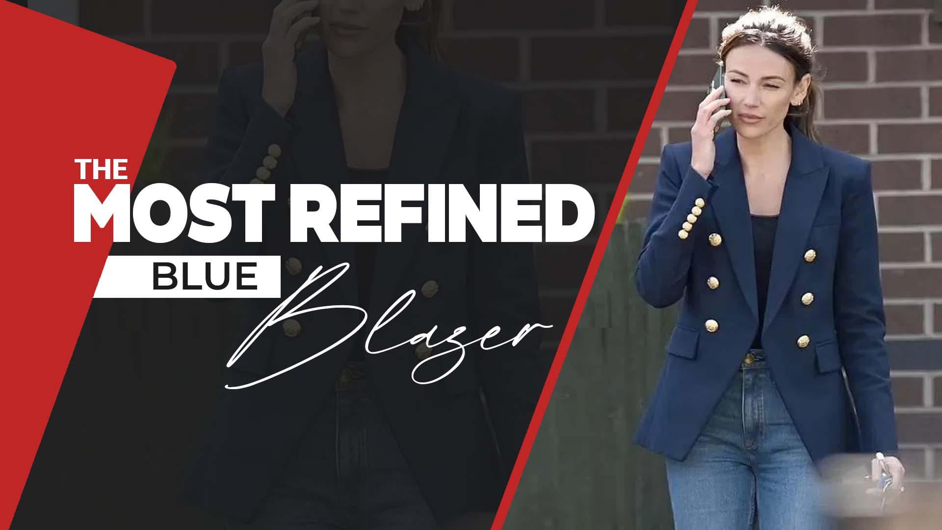 The Most Refined Blue Blazer