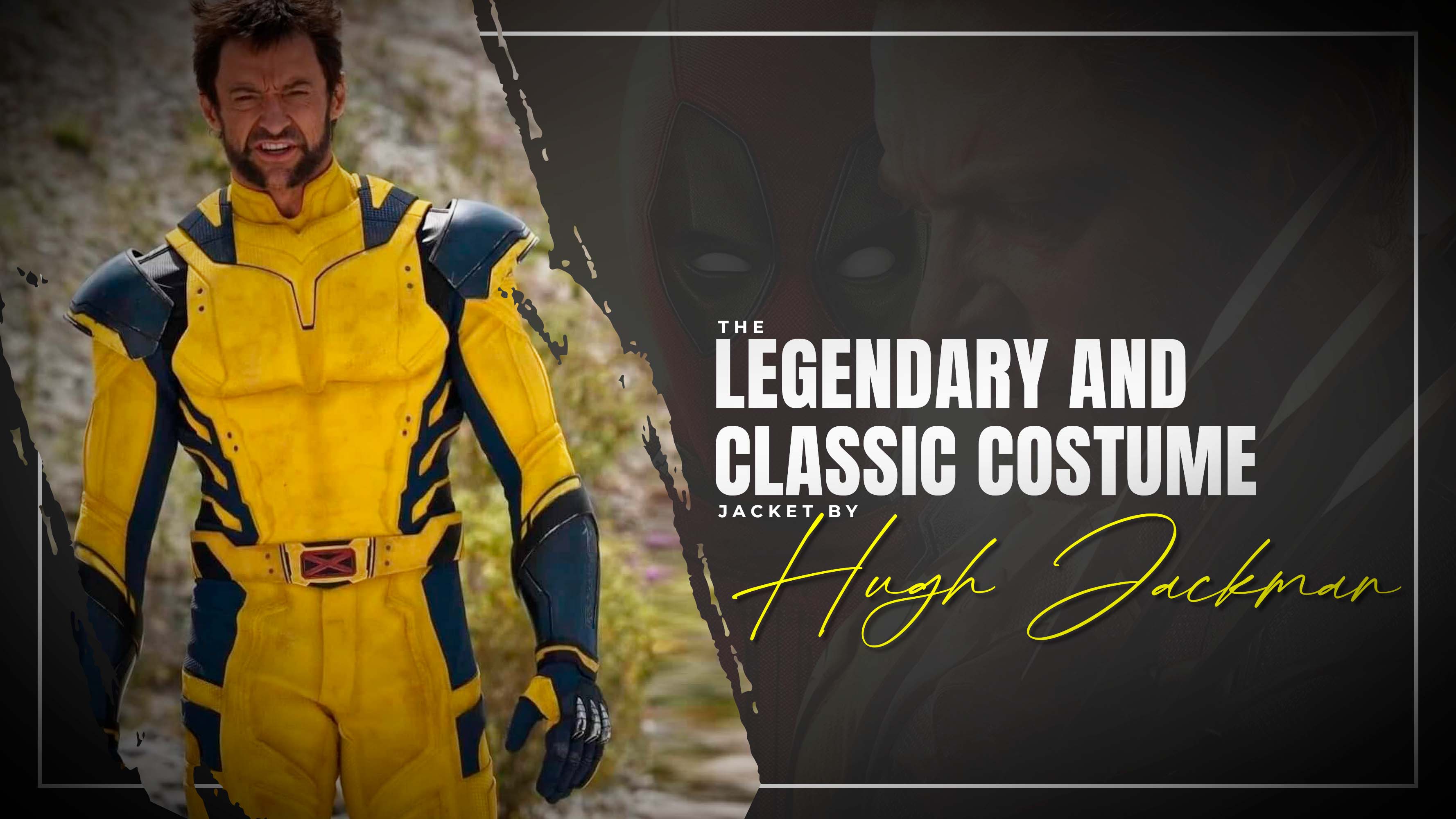 Deadpool & Wolverine Hugh Jackman Yellow Costume Jacket